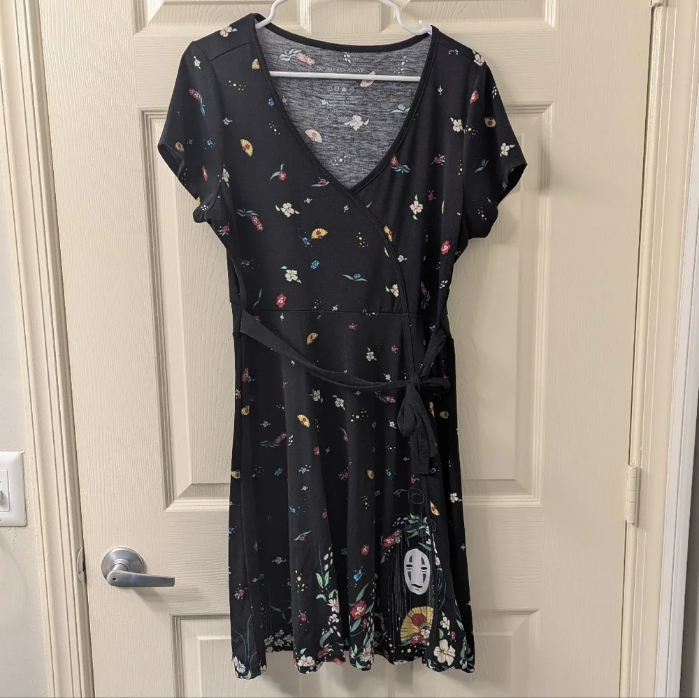 Her Universe Studio Ghibli Spirited Away Confetti Wrap Dress - Picture 2 of 5